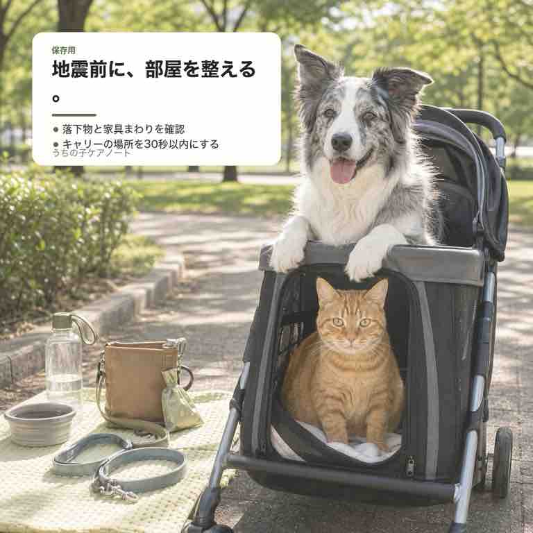 地震前の部屋確認