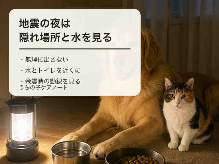 地震の夜の保存用画像