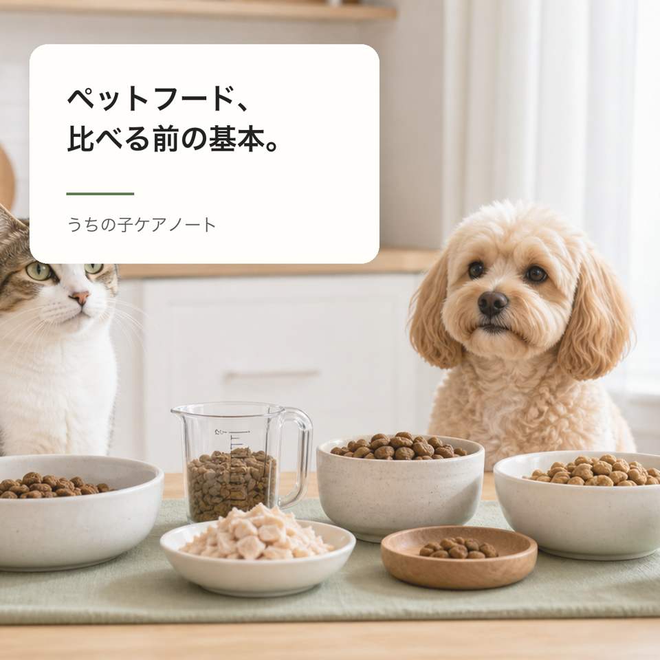 フード・おやつの確認イメージ