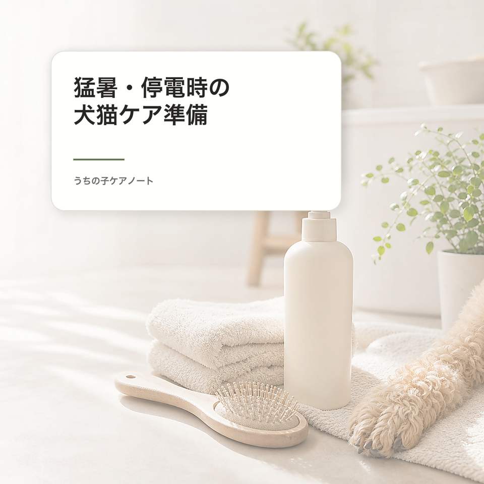 猛暑・停電対策の確認イメージ
