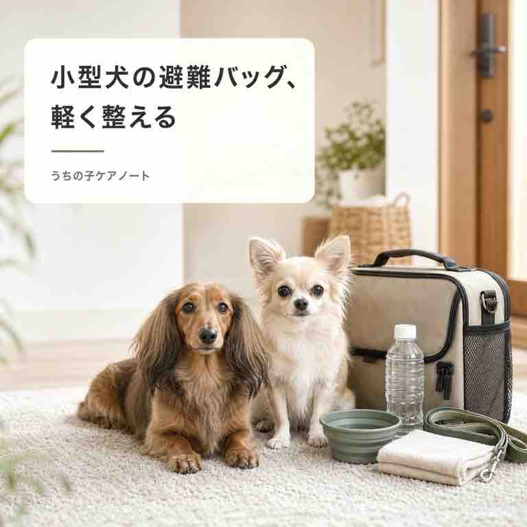 避難バッグ最終確認