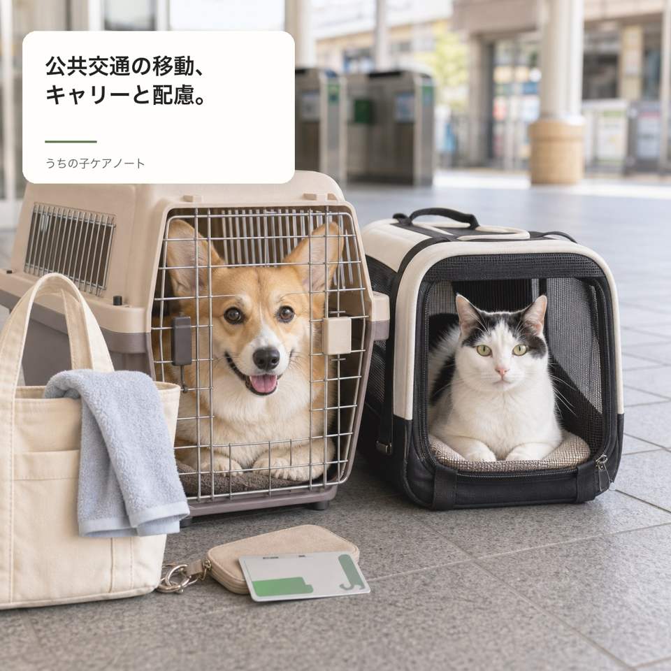大きめキャリーを確認するイメージ