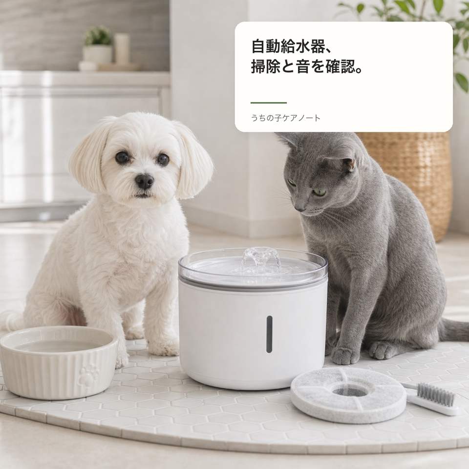 掃除とフィルターの確認イメージ