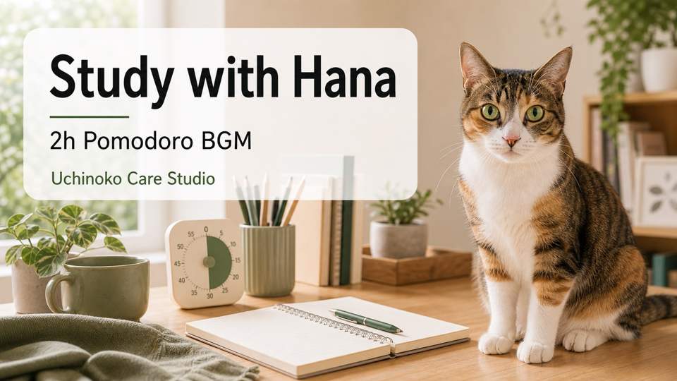 Hanaと過ごす2時間の勉強用BGMのサムネイル