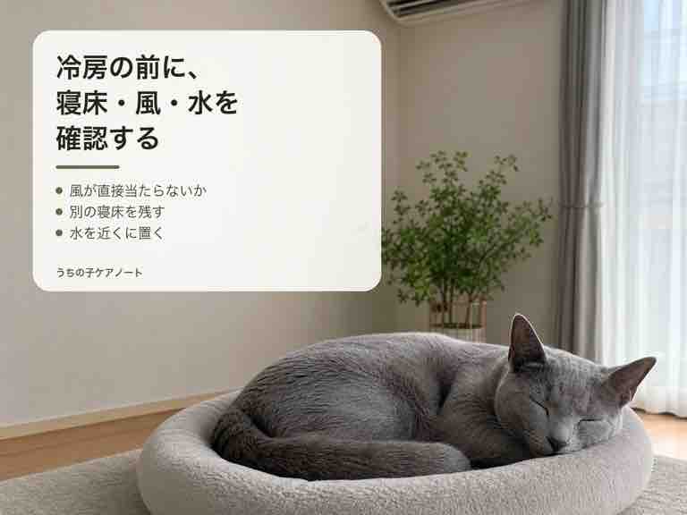 冷房の前の保存用画像