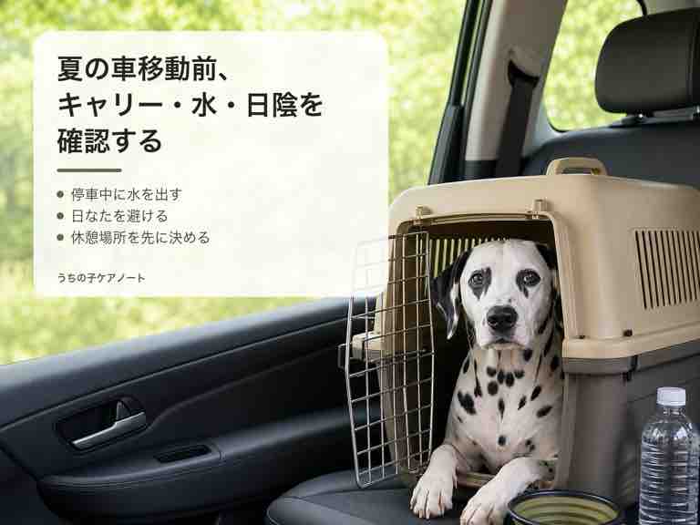 夏の車移動前の保存用画像