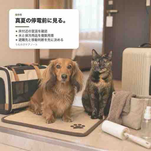 真夏の停電前の保存用画像