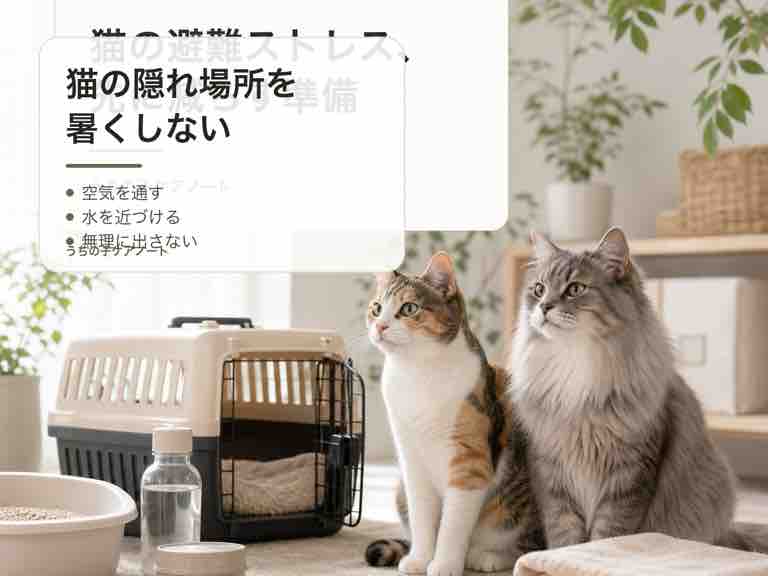 猫の隠れ場所の保存用画像