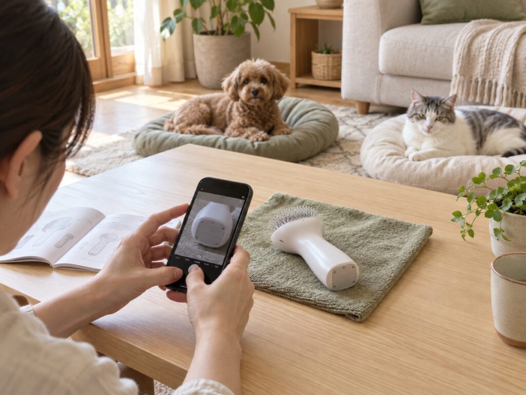 ペット用品・家電のリコール確認|型番・公式情報・家族共有の手順